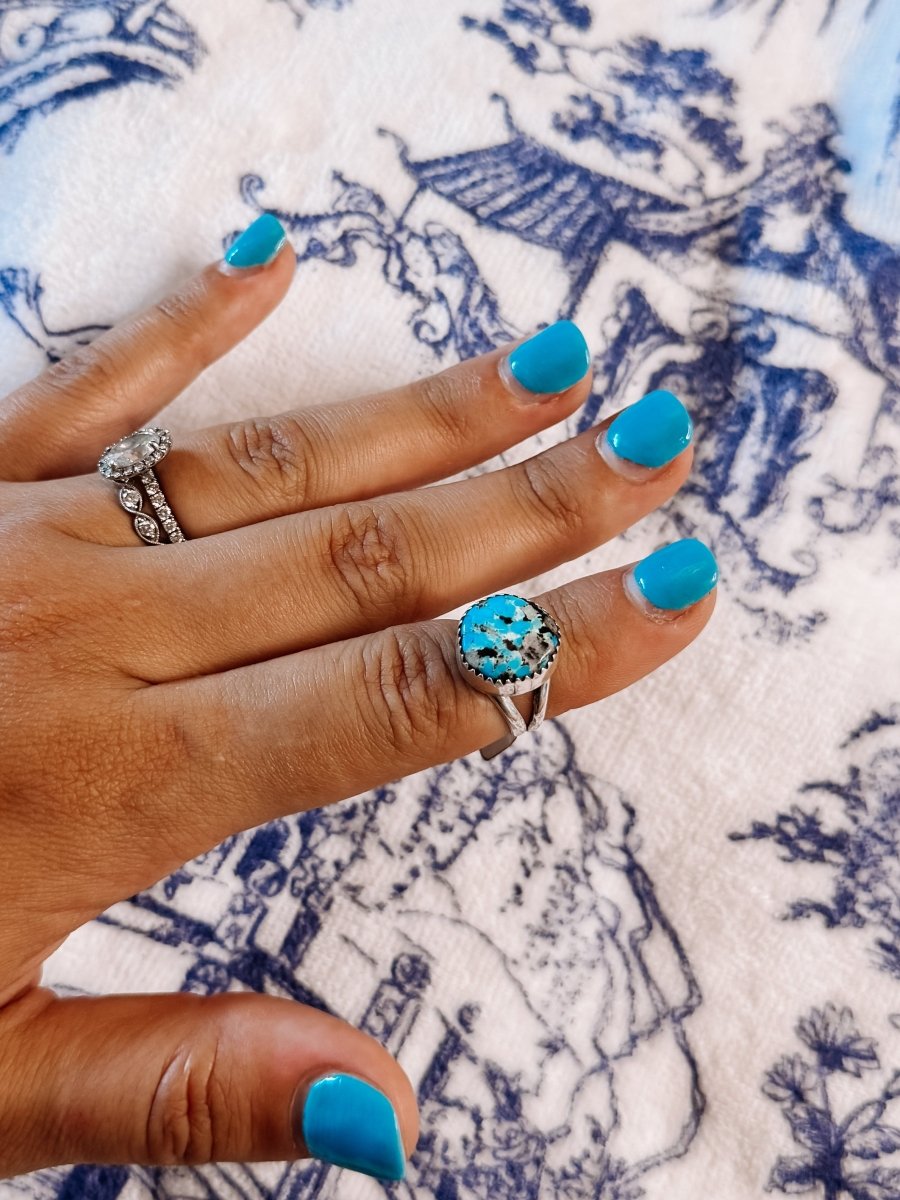 Avinger Turquoise Ring - ring - Horseshoe J & Co.