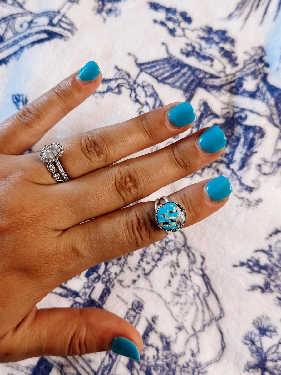 Avinger Turquoise Ring - ring - Horseshoe J & Co.