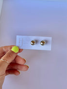 Beckton Silver Stud Earrings - Horseshoe J & Co.