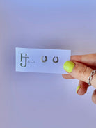 Bide Horseshoe Stud Earrings - Horseshoe J & Co.