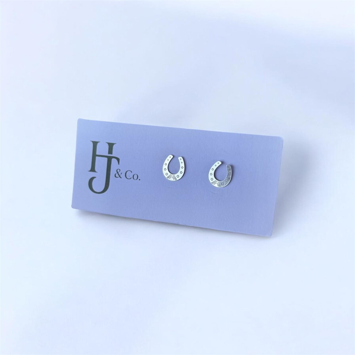 Bide Horseshoe Stud Earrings - Horseshoe J & Co.
