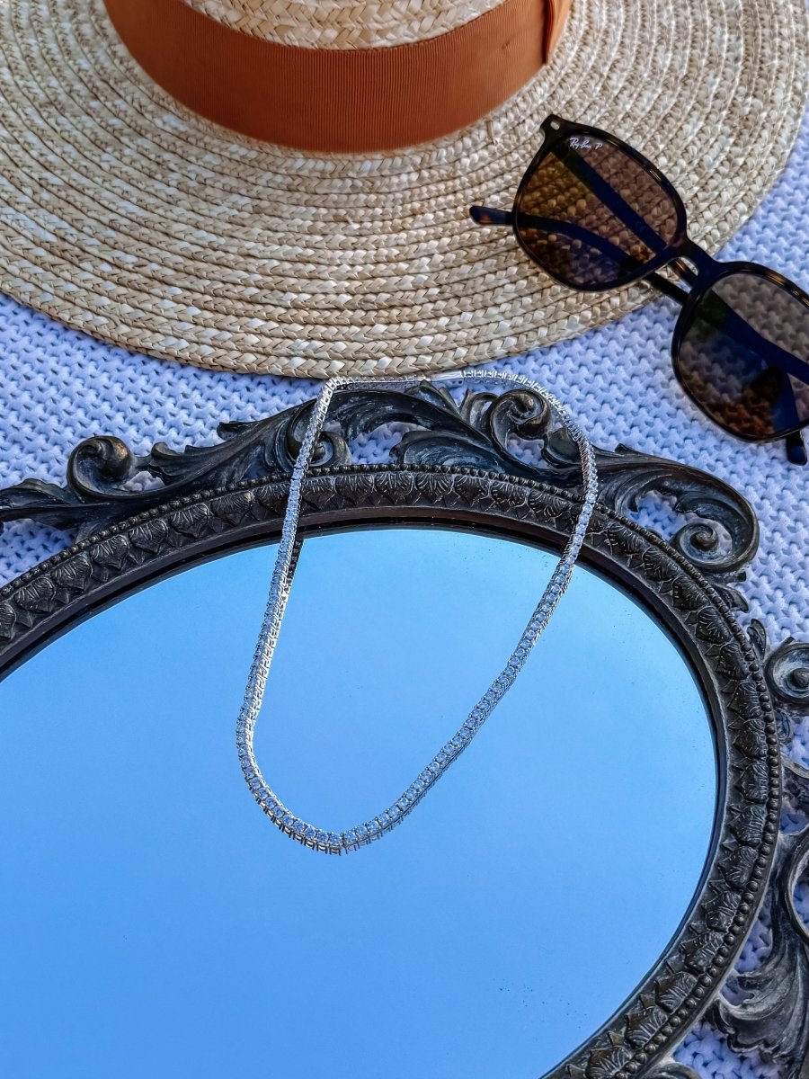 Boulder 3mm Diamond Tennis Necklace - Horseshoe J & Co.