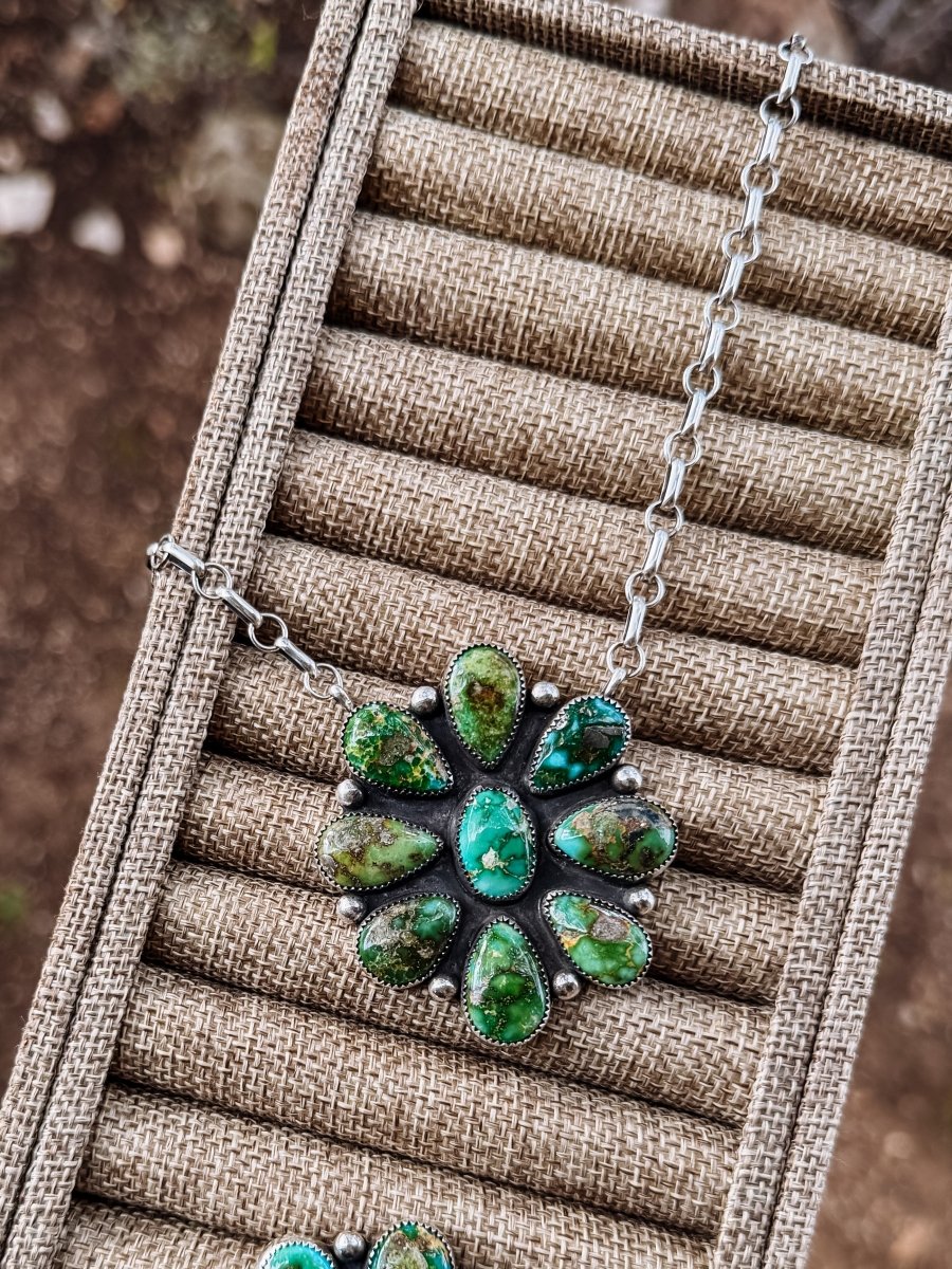 Bowie Sonoran Gold Cluster Necklace - Horseshoe J & Co.