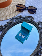 Busby Oval Stud Earrings - Horseshoe J & Co.