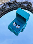 Busby Oval Stud Earrings - Horseshoe J & Co.