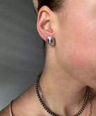 Busby Oval Stud Earrings - Horseshoe J & Co.