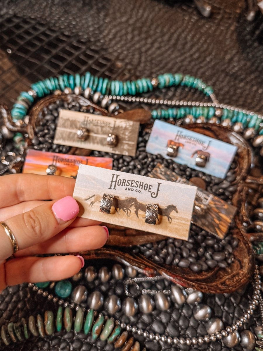 Canoodle Mini Hoop Earrings - Horseshoe J & Co.