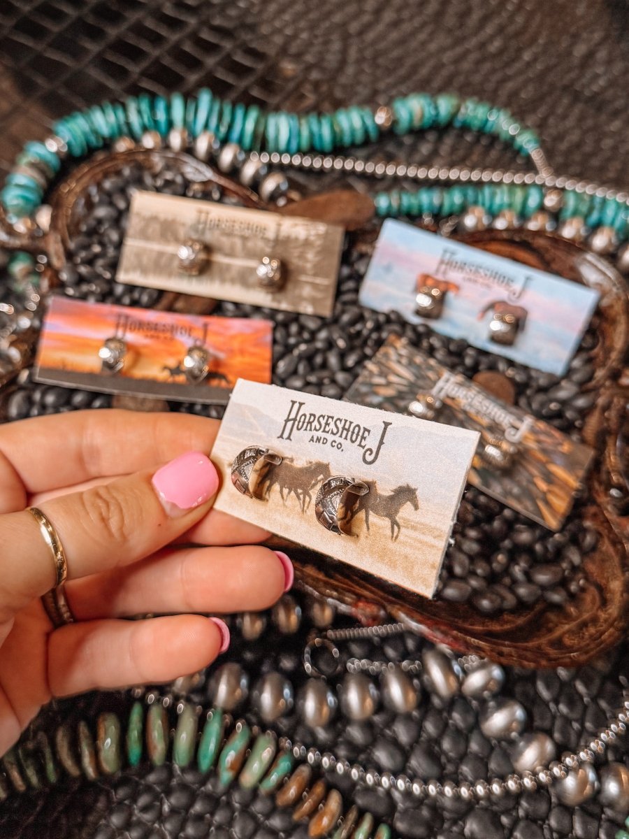 Canoodle Mini Hoop Earrings - Horseshoe J & Co.