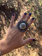 Cascade Concho Adjustable Ring - Horseshoe J & Co.