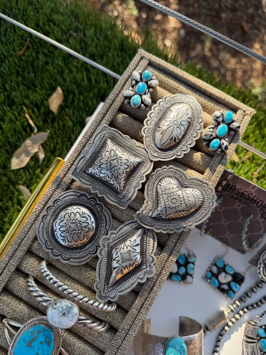 Cascade Concho Adjustable Ring - Horseshoe J & Co.