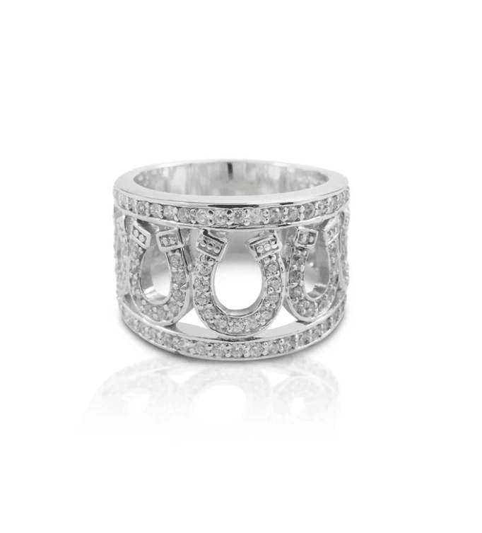 Cowgirl Luxe All - Around Horseshoe Ring - Horseshoe J & Co.
