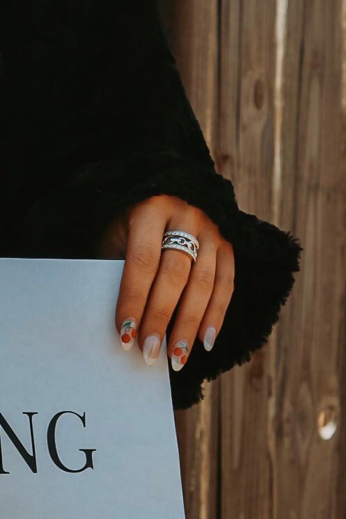 Cowgirl Luxe Bit Band Ring - Horseshoe J & Co.