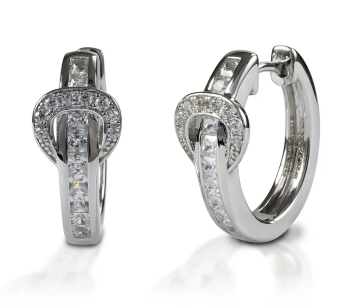 Cowgirl Luxe Buckle Hoop Earrings - Horseshoe J & Co.