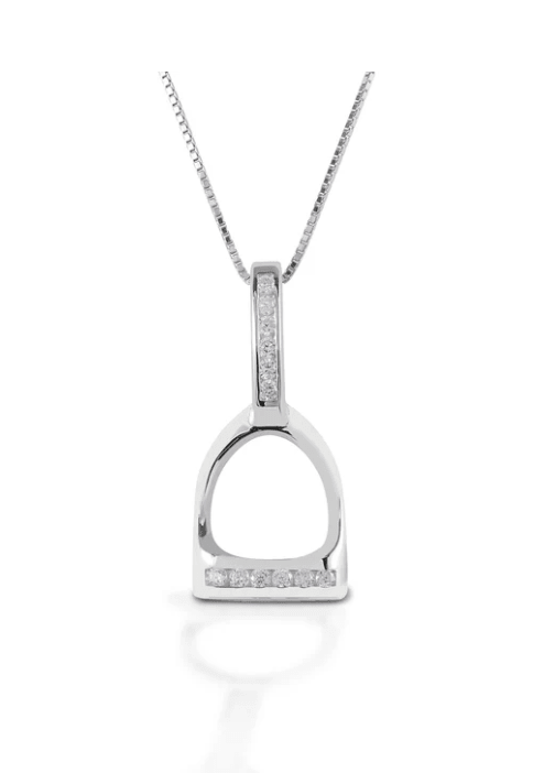 Cowgirl Luxe English Stirrup Necklace - Horseshoe J & Co.