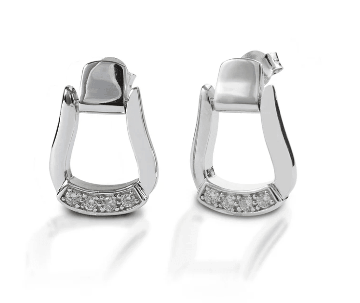 Cowgirl Luxe Oxbow Stirrup Earrings - Horseshoe J & Co.