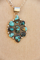 Dandridge Turquoise Cluster Necklace - Horseshoe J & Co.