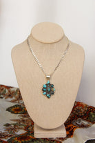 Dandridge Turquoise Cluster Necklace - Horseshoe J & Co.