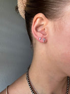 Decker Tiny Baguette Studs - Horseshoe J & Co.