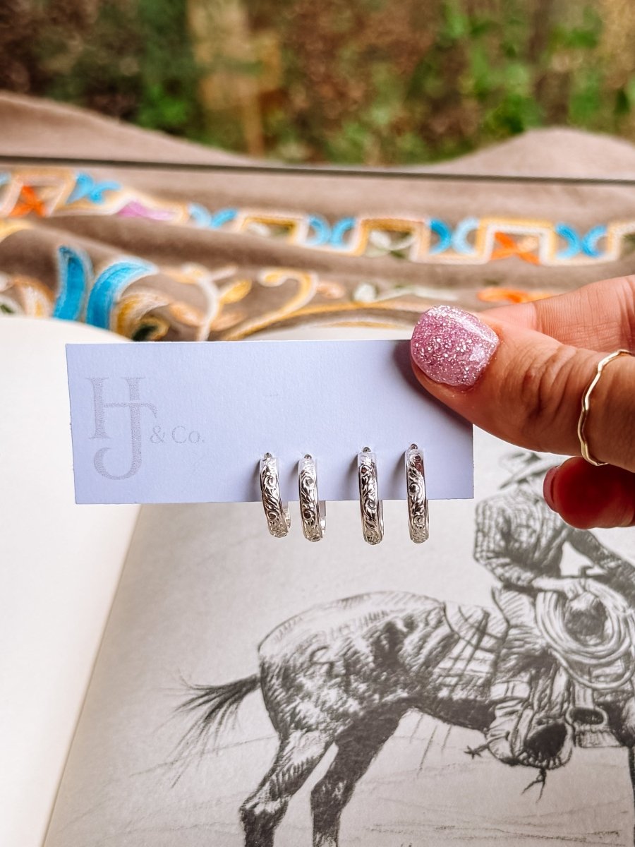 Dodson Vintage Hoop Earring - Horseshoe J & Co.