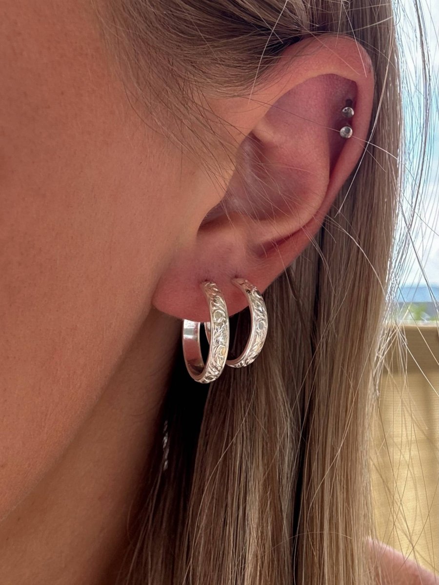 Dodson Vintage Hoop Earring - Horseshoe J & Co.