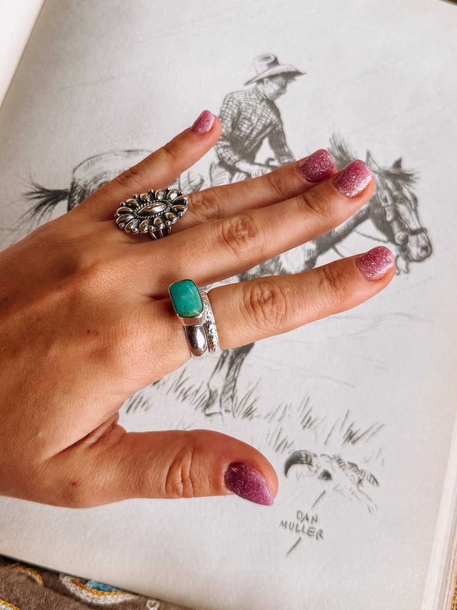 Dodson Vintage Stacker Band Ring - Horseshoe J & Co.