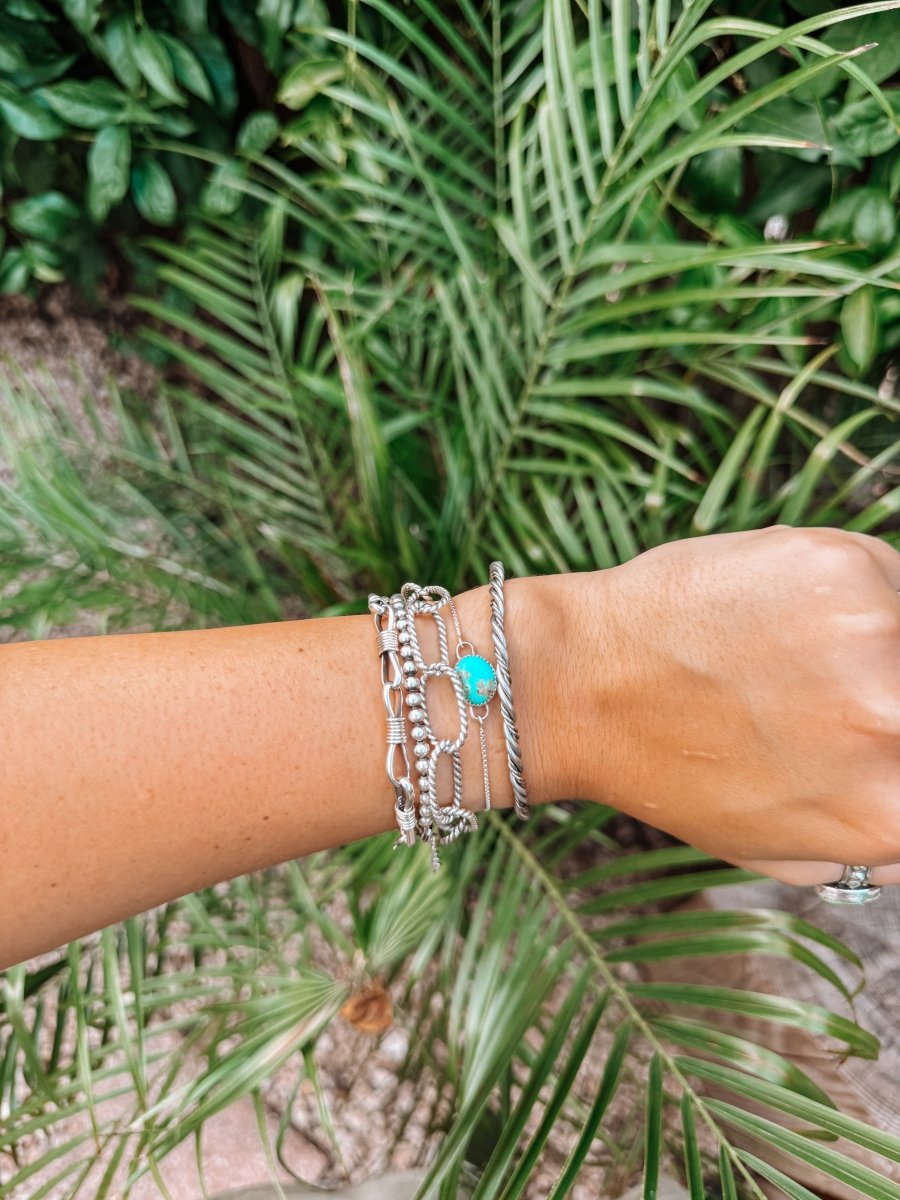 Double Twisted Rope Cuff - Horseshoe J & Co.