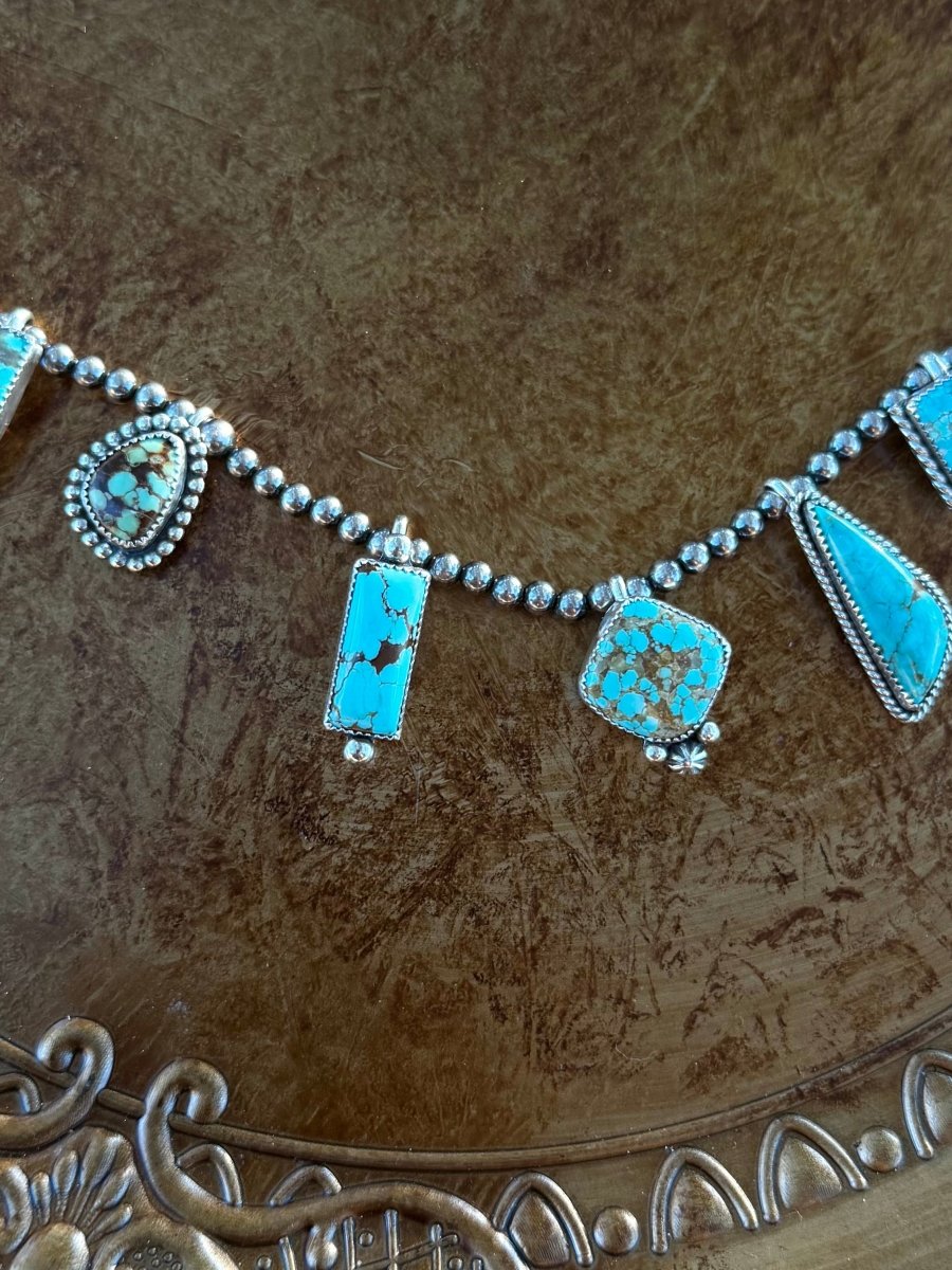 Drake Turquoise Hook Necklace Pendant - Horseshoe J & Co.