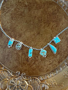 Drake Turquoise Hook Necklace Pendant - Horseshoe J & Co.