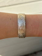 Eloy Western Scroll Silver Cuff Bracelet - Horseshoe J & Co.