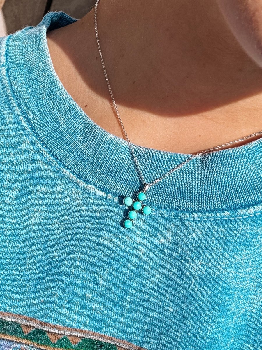 Faith Cross Necklace - necklace - Horseshoe J & Co.