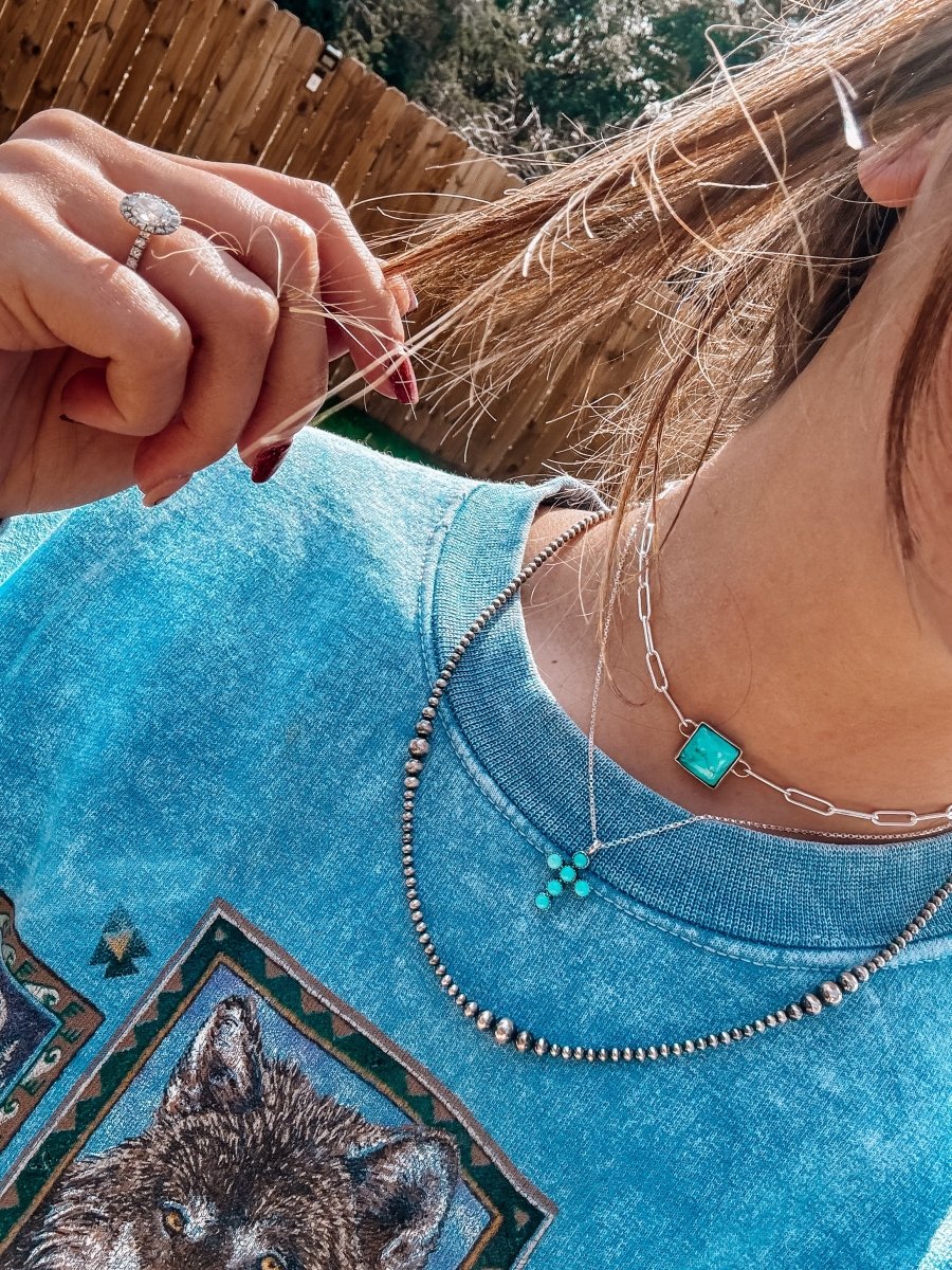 Faith Cross Necklace - necklace - Horseshoe J & Co.