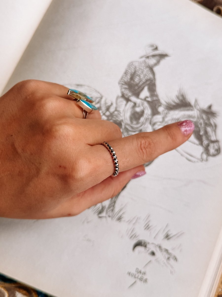 Fallon Twist Ring - Horseshoe J & Co.