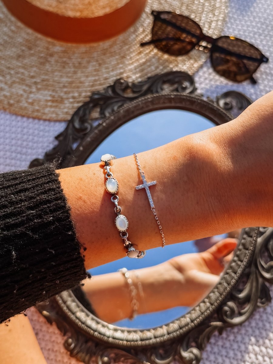 Fortine Cross Bracelet - Horseshoe J & Co.