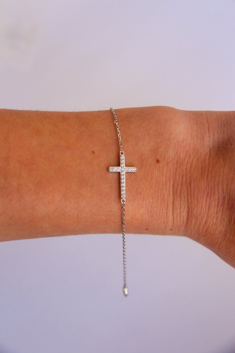 Fortine Cross Bracelet - Horseshoe J & Co.