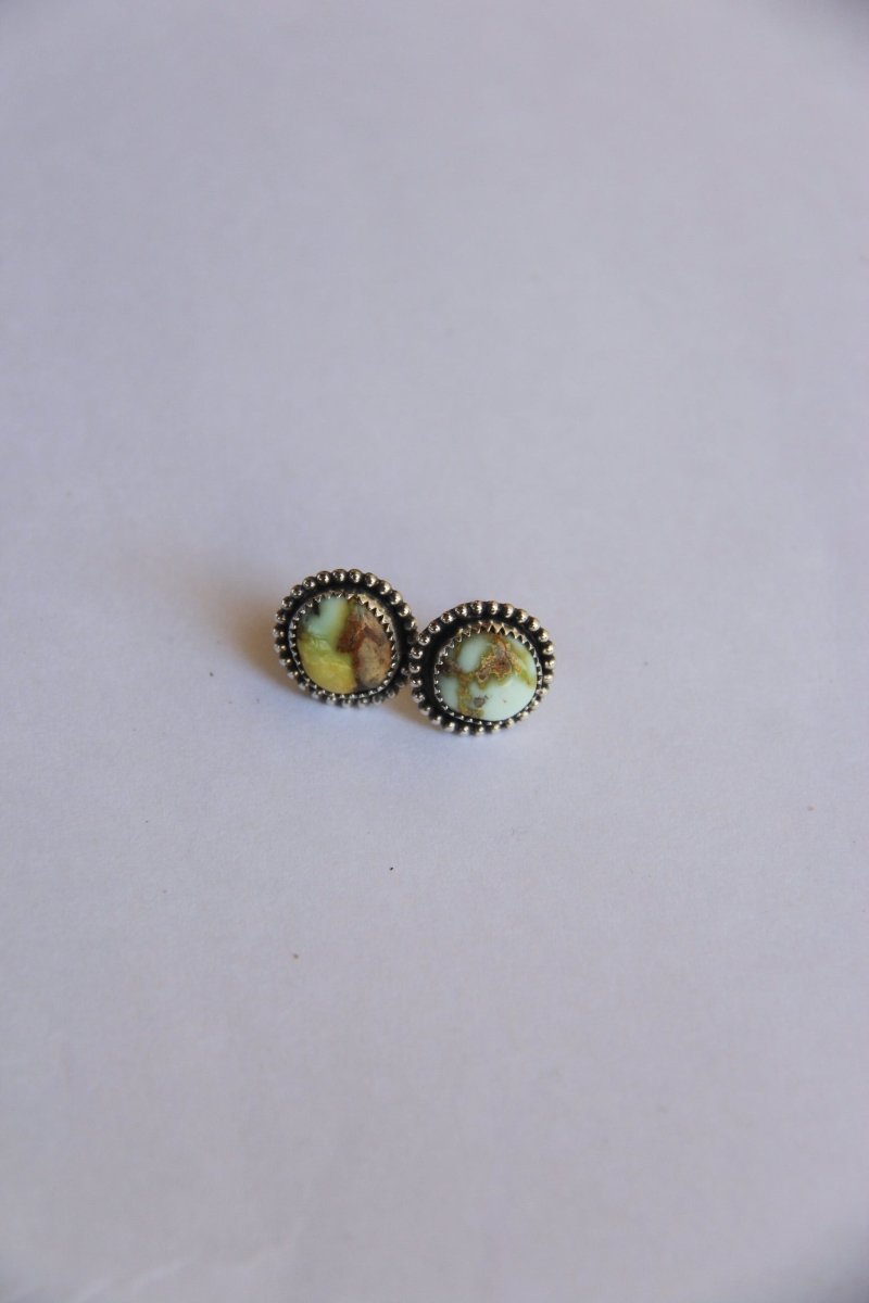 Frannie Palomino Stud Earrings - Horseshoe J & Co.