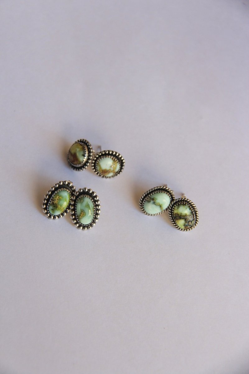 Frannie Palomino Stud Earrings - Horseshoe J & Co.