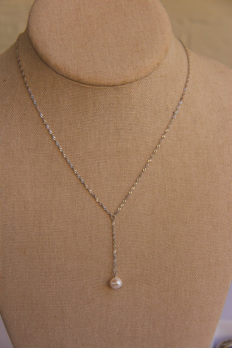 Frazer Freshwater Pearl Lariat - Horseshoe J & Co.