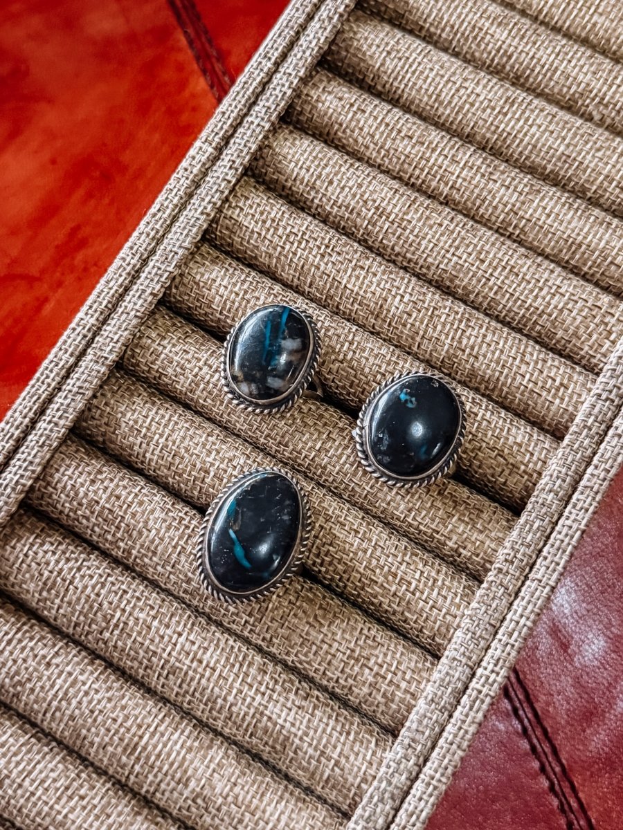 Gadsden Blue Moon Turquoise Adjustable Ring - Horseshoe J & Co.