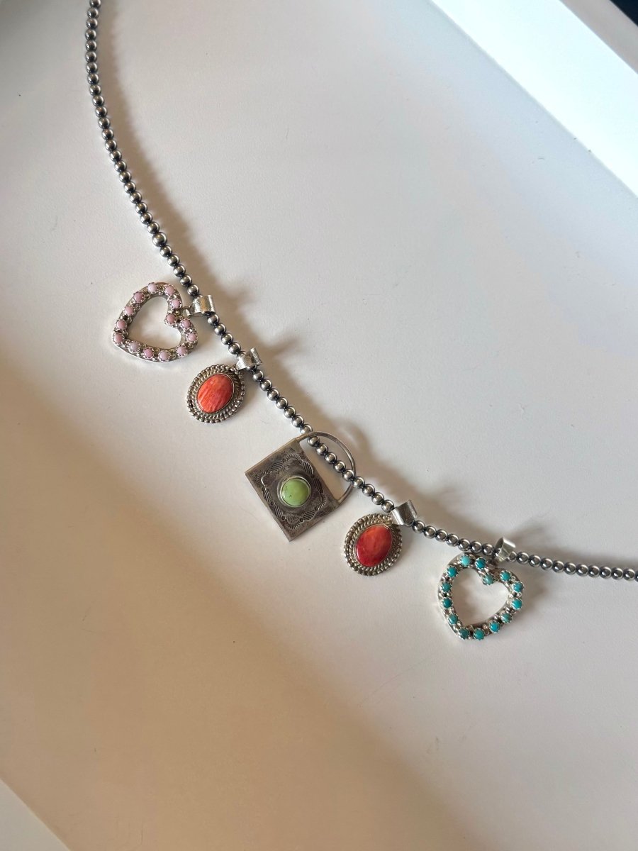 Gatesville Red Spiny Oyster Pendant - Horseshoe J & Co.