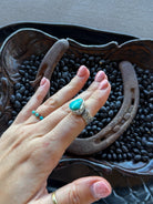 Give it Away Turquoise Ring - Horseshoe J & Co.