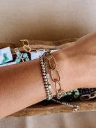 Gold Rope Chain Bracelet - bracelet - Horseshoe J & Co.