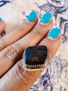 Gunter Labradorite Ring - ring - Horseshoe J & Co.