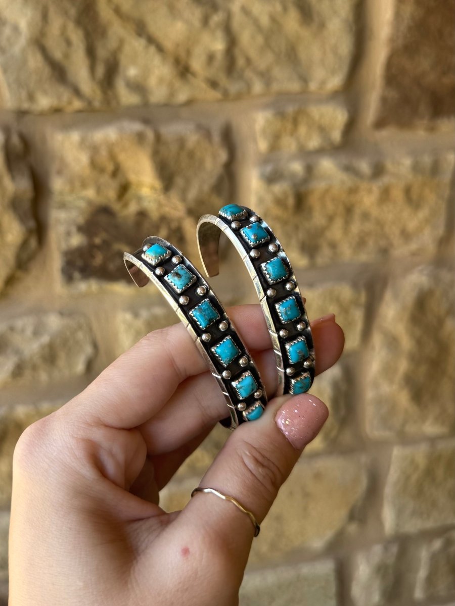Hallsville Turquoise Cuff Bracelet - Horseshoe J & Co.