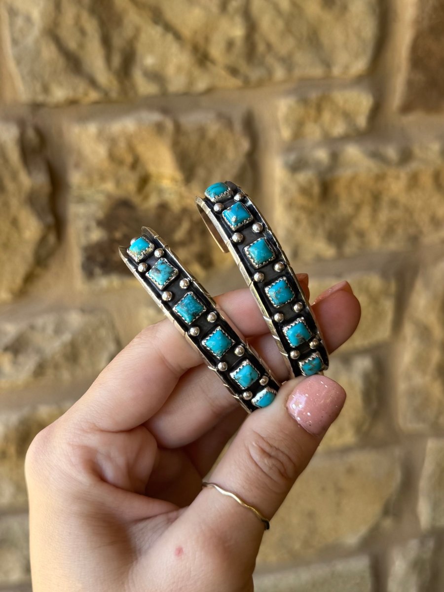 Hallsville Turquoise Cuff Bracelet - Horseshoe J & Co.