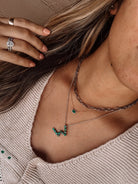Hardin Silver Chain Necklace - Horseshoe J & Co.