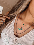 Hardin Silver Chain Necklace - Horseshoe J & Co.