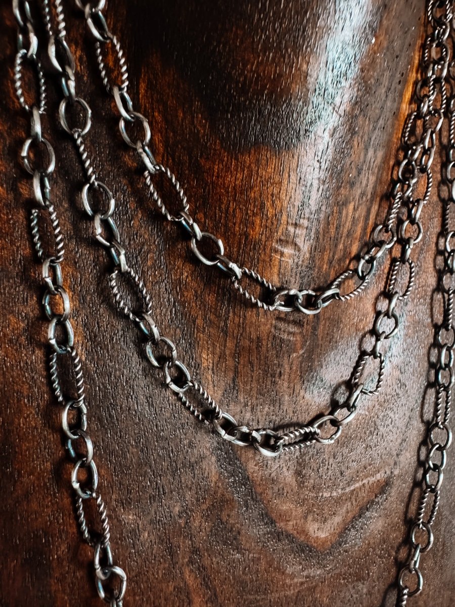 Hardin Silver Chain Necklace - Horseshoe J & Co.