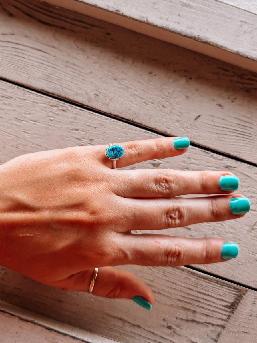 Harley Turquoise Ring - Horseshoe J & Co.