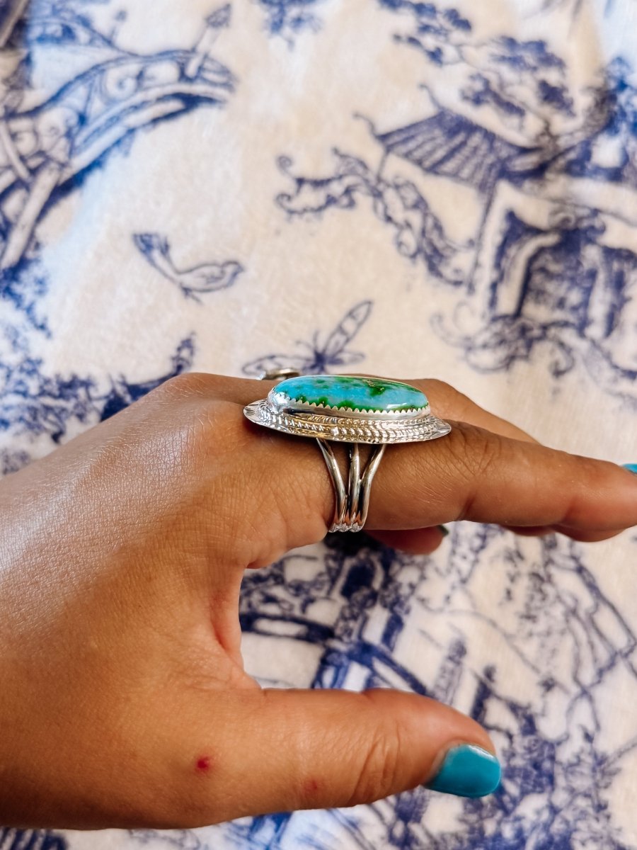 Harper Sierra Bella Turquoise Ring - ring - Horseshoe J & Co.