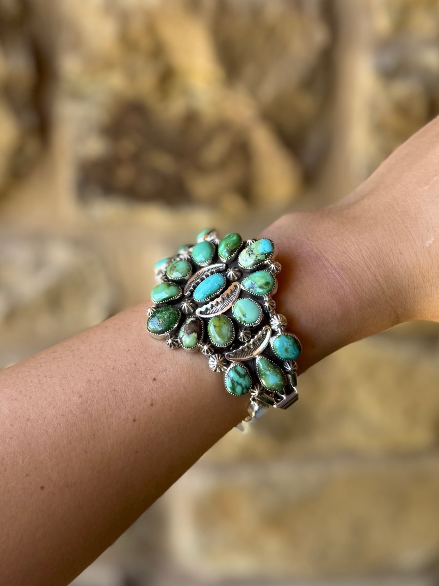 Helotes Sonoran Gold Cuff Bracelet - Horseshoe J & Co.